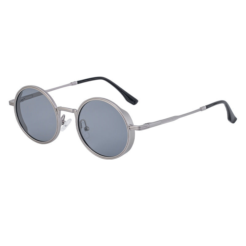 New Fashion Round Frame Sunglasses Men