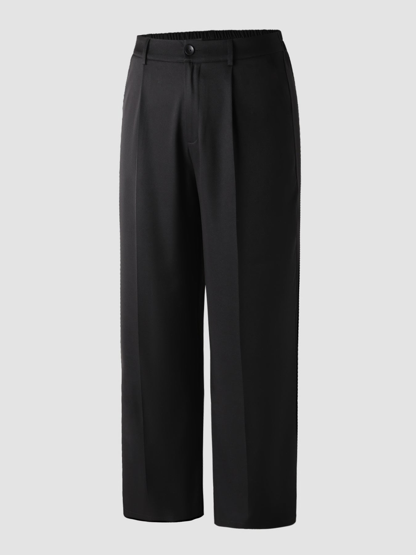 Women’s Plus Size High Waist Skinny Suit Pants with Pockets