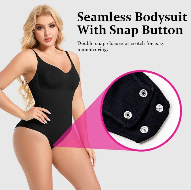 Women’s Seamless One-Piece Body Shaper Swimsuit