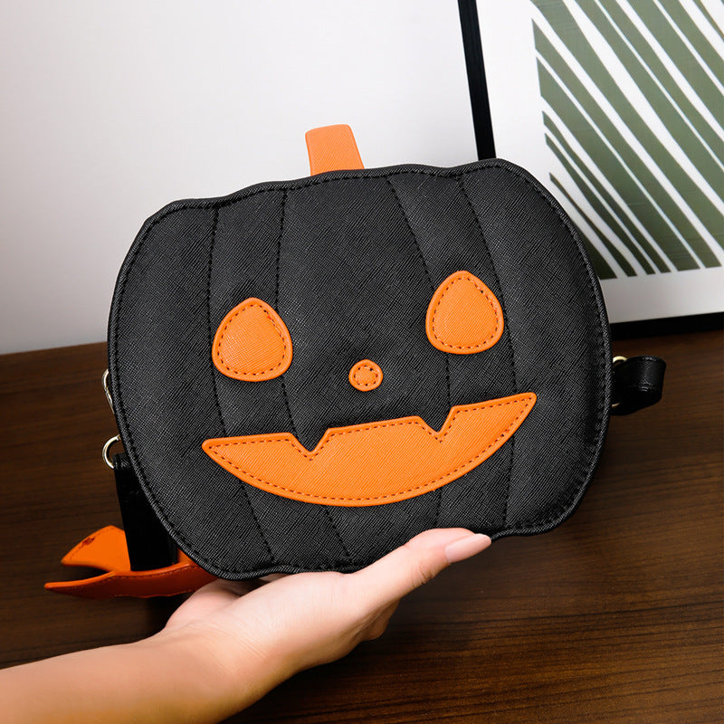 Funny Pumpkin Halloween Shoulder Bag