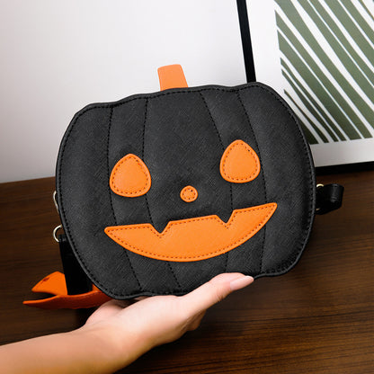 Funny Pumpkin Halloween Shoulder Bag