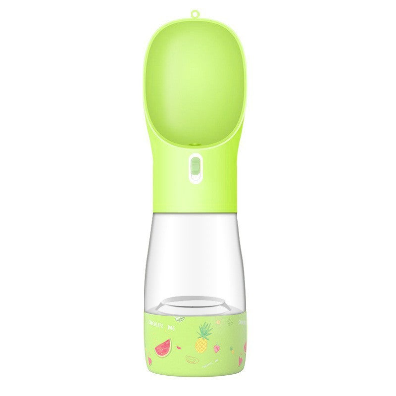 Portable Dog Water Bottle Feeder – Travel Pet Drinking & Food Bowl for Outdoor Use