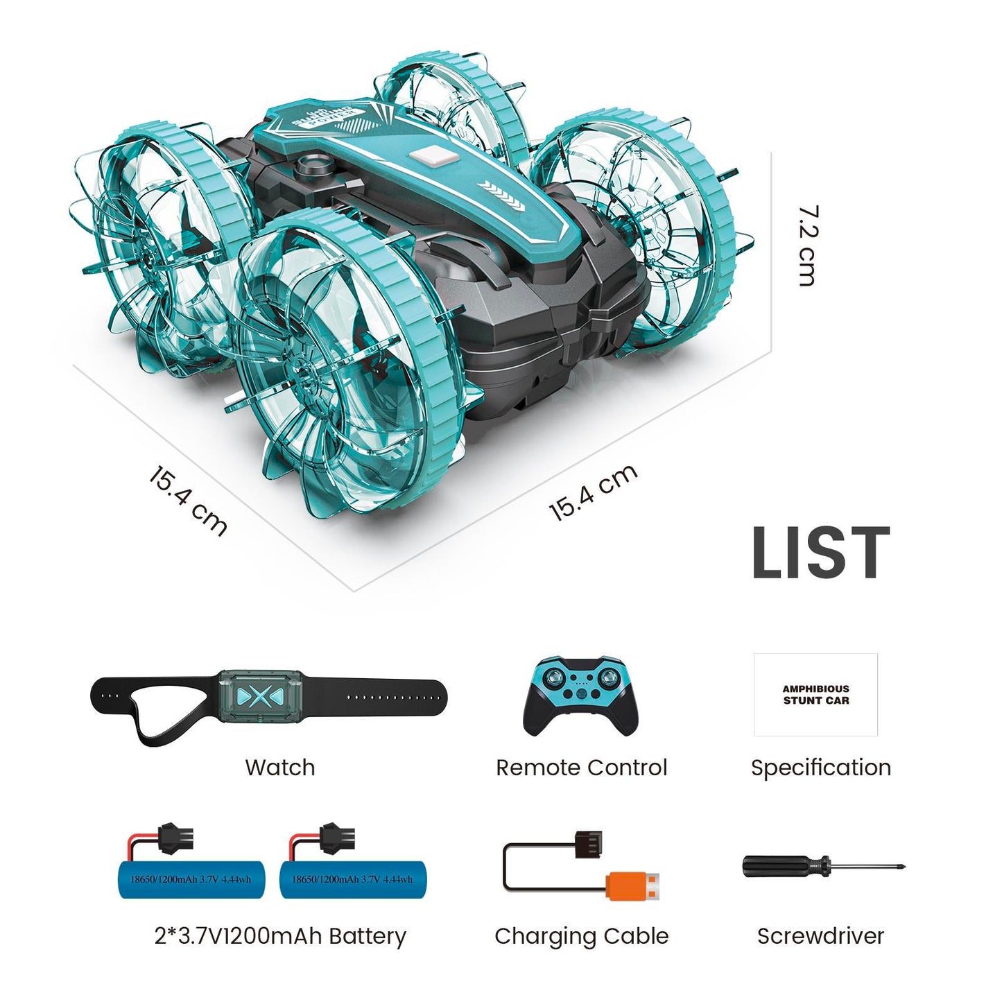 Amphibious Remote Control Car,Only Supports