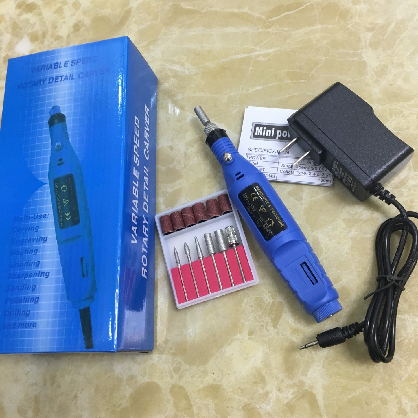 Electric Nail Polish Machine Pen – Professional Nail Art Drill Tool for Manicure & Pedicure