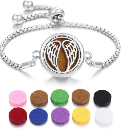 2024 New Kaleidoscope Aromatherapy Bracelet – Essential Oil Diffuser Locket Jewelry for Women