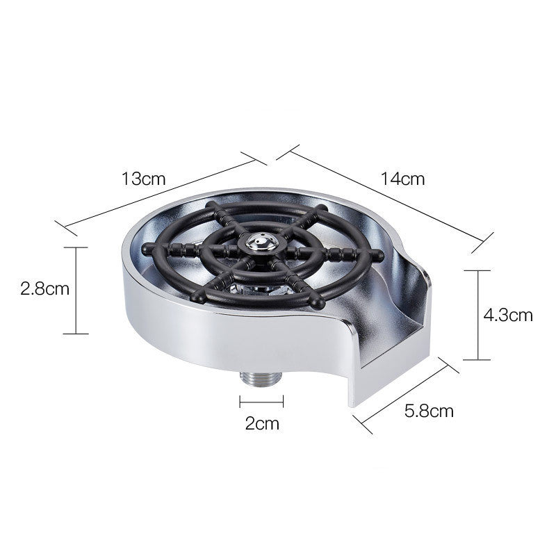 Cup Washer for Sink – High-Pressure Automatic Faucet Rinser for Bar, Kitchen, Coffee Pitchers