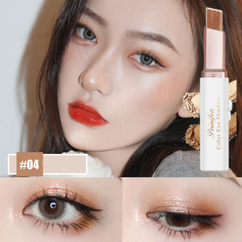 Lazy Eyeshadow Stick – Double Color Shimmer Waterproof