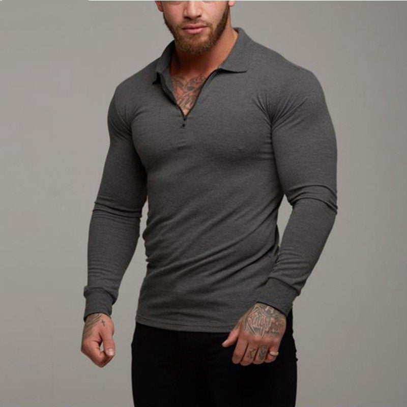 Men’s Long Sleeve Polo Shirt