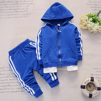 "Baby Kids Sports Suit Casual Athletic Outfit"