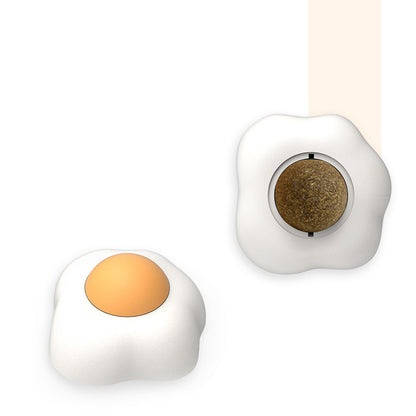 Catnip Ball Toy – Interactive Edible Silvervine Chew, Teeth Cleaning & Energy Boost for Cats