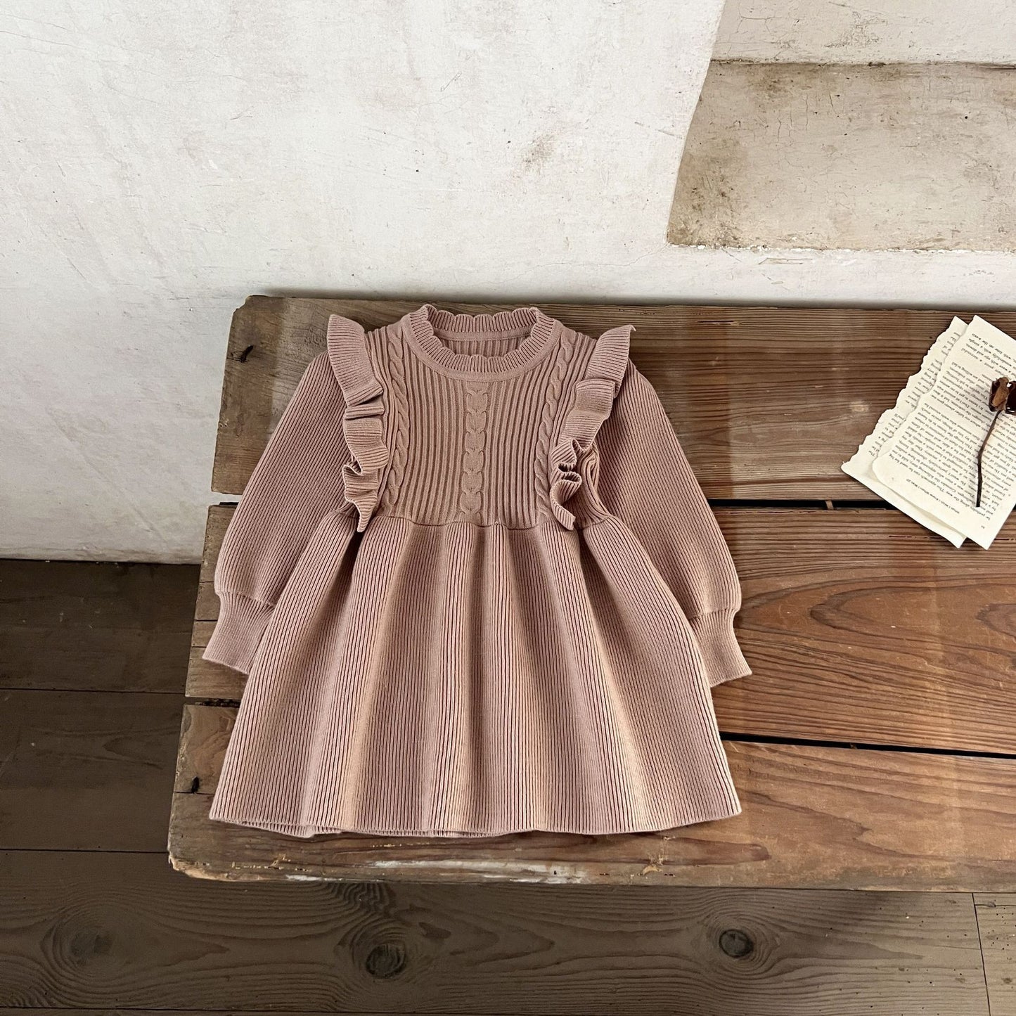 Cotton Wool Thermal Dress – Autumn & Winter kid’s Wear