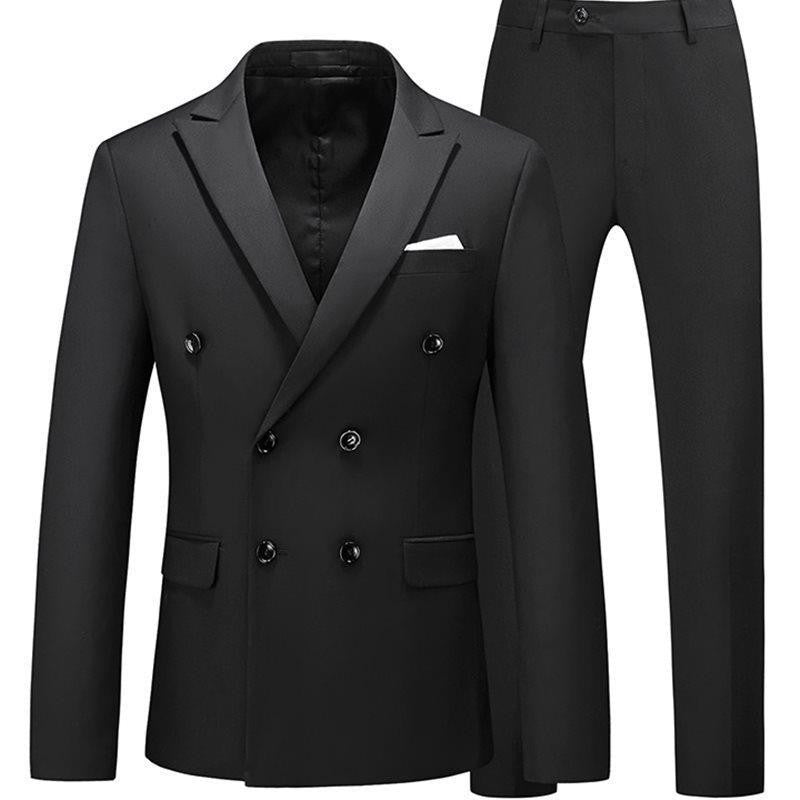 Men’s 2-Piece Slim Fit Suit – Casual Tuxedo Set for Men