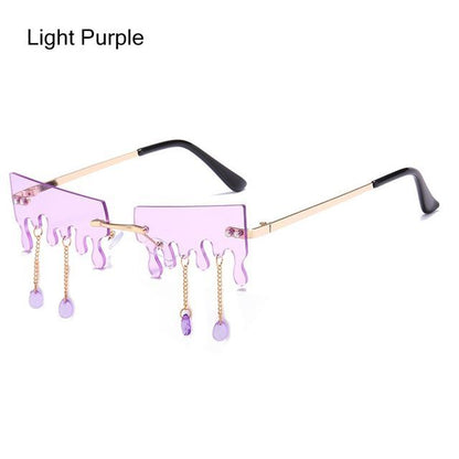 Butterfly Rimless Sunglasses – Fashion Women’s Shades