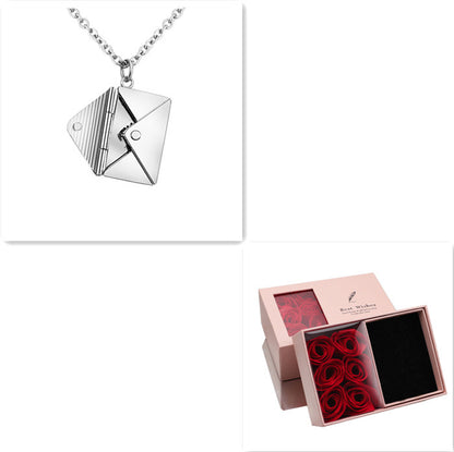 Fashion Envelope Necklace – Romantic Gift for Her