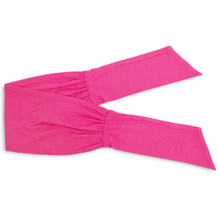 Knotted Yoga Hair Band – Elastic Sports Headband Bandana