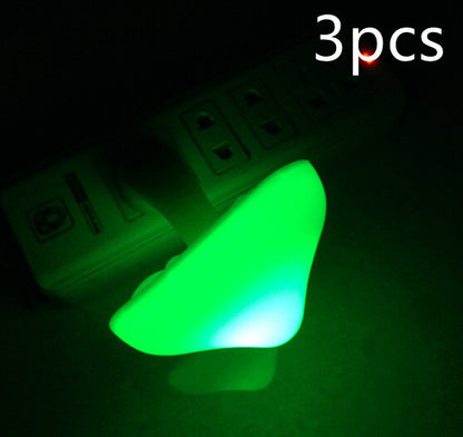 LED Mushroom Night Light – Plug-in Sensor Lamp for Home & Bedroom