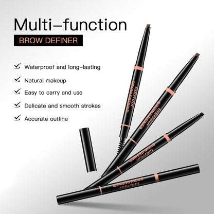 Waterproof Triangle Eyebrow Pencil – 3D Carving Long-Lasting Brow