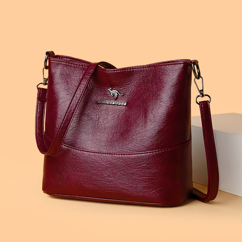 Women’s Large Soft Leather Shoulder Bag