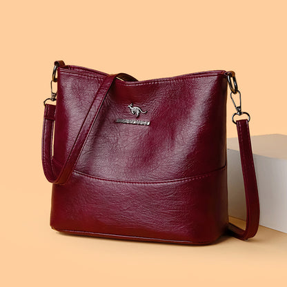 Women’s Large Soft Leather Shoulder Bag