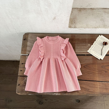 Cotton Wool Thermal Dress – Autumn & Winter kid’s Wear