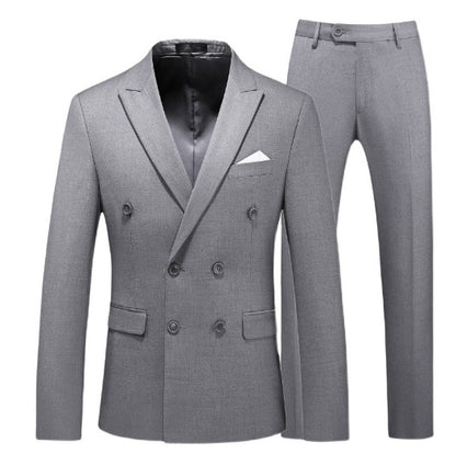 Men’s 2-Piece Slim Fit Suit – Casual Tuxedo Set for Men