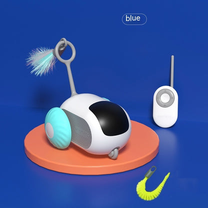 Remote Control Interactive Cat Car Toy – USB Rechargeable Smart Automatic Chasing Pet Toy