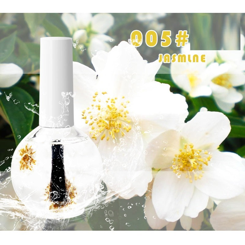Nail Beauty Treatment Oil – Dried Flower Nutrition Base Coat & Moisturizing Nail Care Solution