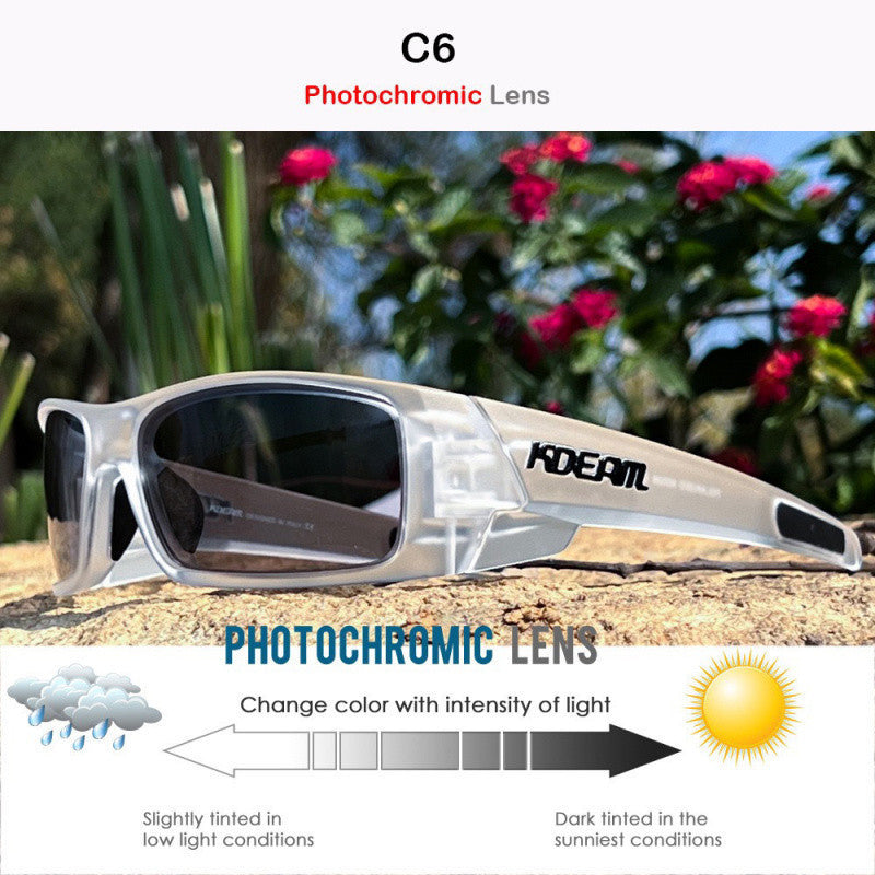 Trendy Outdoor Sports Polarized Sunglasses Men And Women Eye Protection Colorful Sunglasses