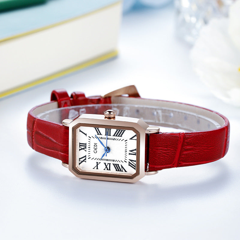 Women’s Retro Waterproof Small Square Watch