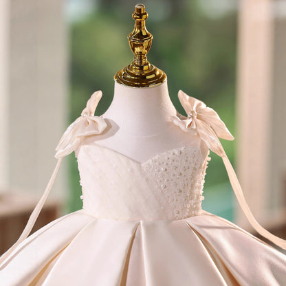 Girls’ Piano Dress – Elegant Wedding Pettiskirt