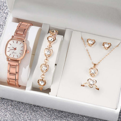 Women’s Alloy Square Roman Quartz Watch