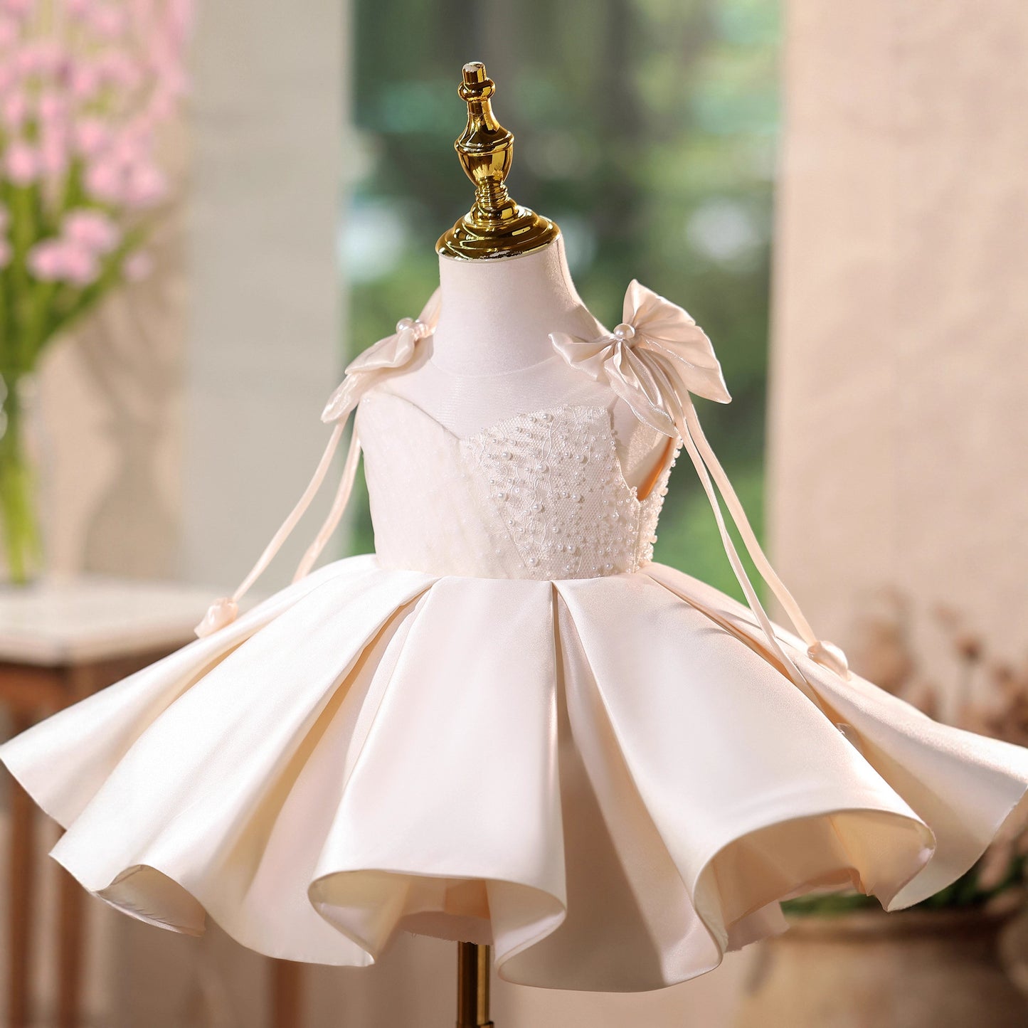 Girls’ Piano Dress – Elegant Wedding Pettiskirt