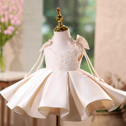 Girls’ Piano Dress – Elegant Wedding Pettiskirt