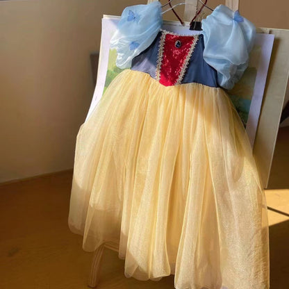 Girls’ Short Sleeve Dress – Big Bow Performance Wear