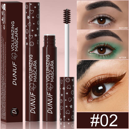 Long Lasting Waterproof Thick Long Curling Color Mascara