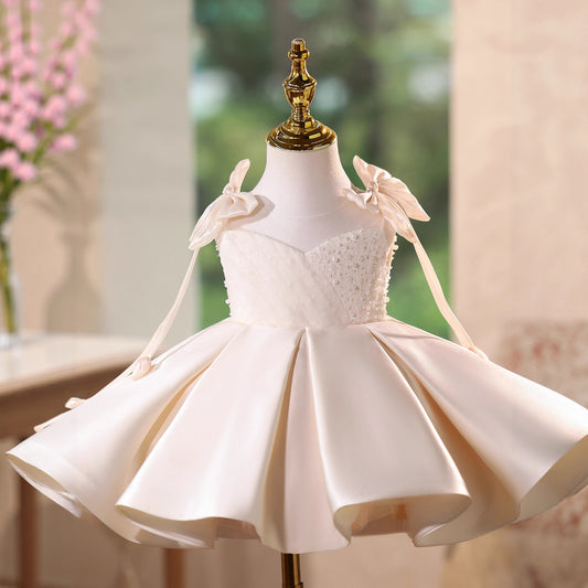 Girls’ Piano Dress – Elegant Wedding Pettiskirt