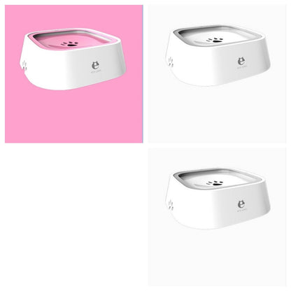 1.5L Cat & Dog Water Bowl – Anti-Overflow Slow Feeder & Floating Pet Fountain, ABS & PP Materials