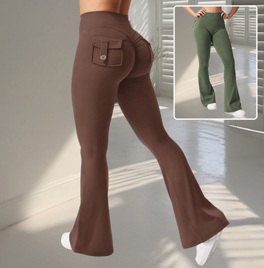 Yoga Flared Pants – High Waist