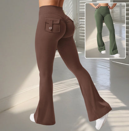 Yoga Flared Pants – High Waist