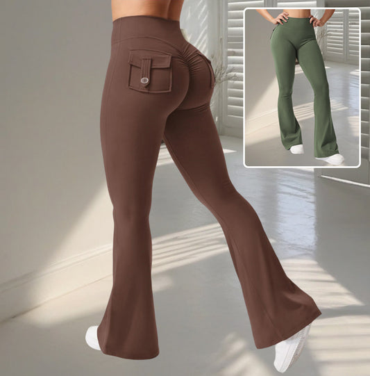 Yoga Flared Pants – High Waist