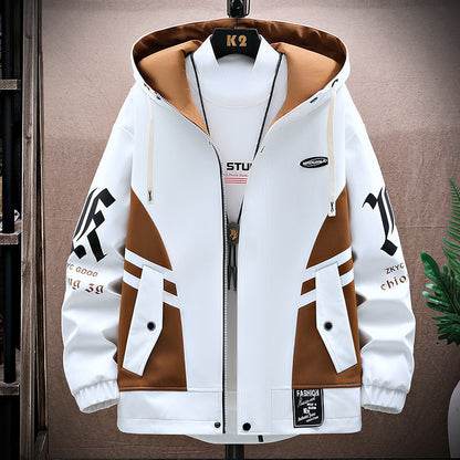 Men’s Fall Jacket & Trousers Leisure Set – Casual Outfit