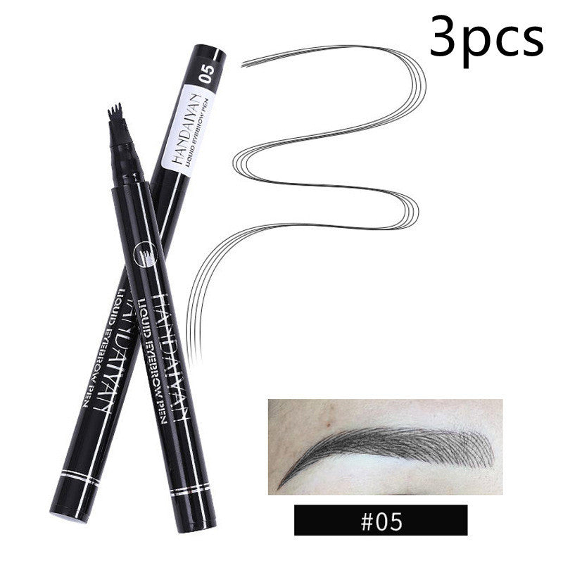 4-Head Liquid Eyebrow Pencil – Multi-Function Tattoo Brow Pencil