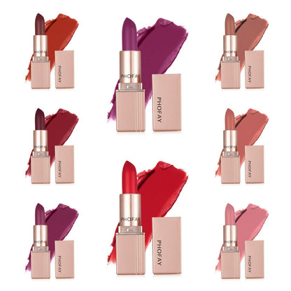 PHOFAY Matte Lipstick – Long Lasting Velvet Finish