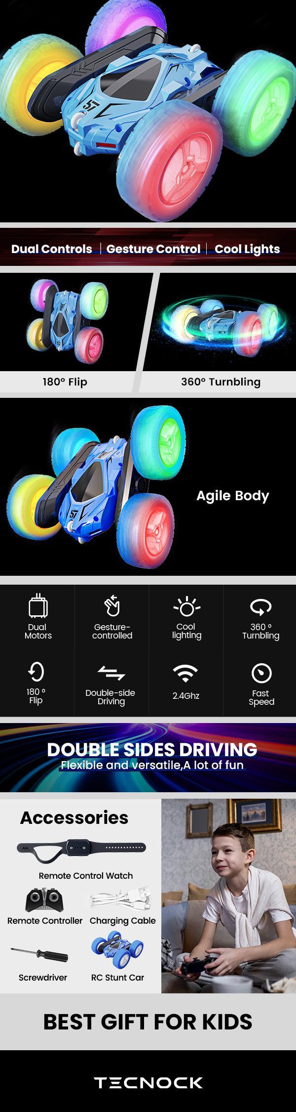 Lightweight Stunt Remote Control Car,Only Supports Self-pickup