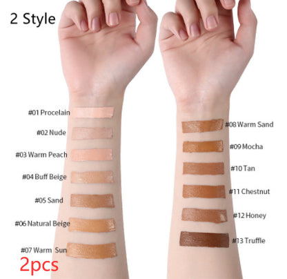 "Liquid Foundation Oil Control Concealer Makeup Base"