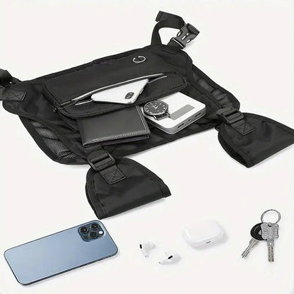 Outdoor Sports Reflective Chest Bag – Adjustable Running & Cycling Vest