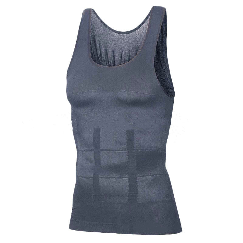 Men’s Body Tummy Shaper Vest – Slim Fit Compression Undershirt