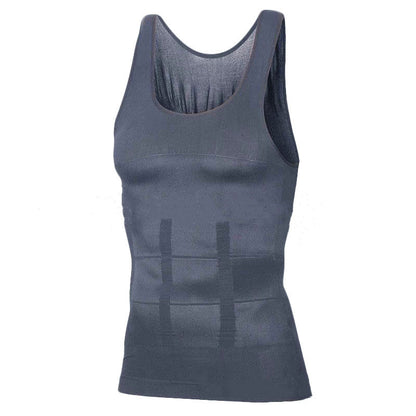 Men’s Body Tummy Shaper Vest – Slim Fit Compression Undershirt