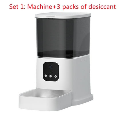 Smart Automatic Pet Feeder – Large Capacity WiFi Food Dispenser with Voice Recording, Timer & App Control for Cats & Dogs