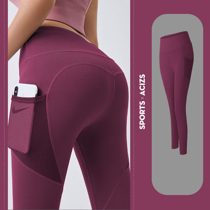 Women's Yoga Pants with Pockets – High Waist Tummy Control Leggings